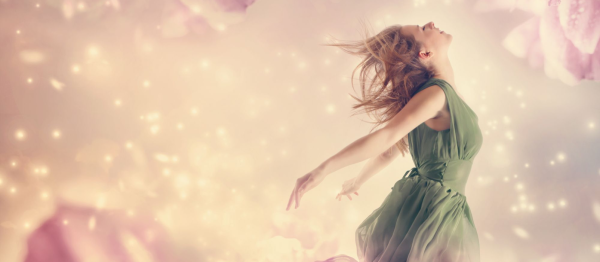 A woman dancing into the night and diving in to change her habits and life
